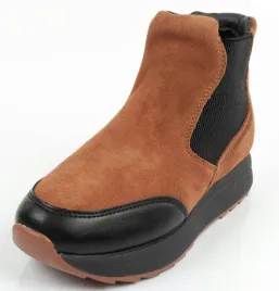 scholl-botki-damskie-brazowe-wsuwane-ze-skora-37-c-f