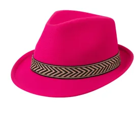 kapelusz-rozowy-trilby-fedora-klasyczny-jackson-na-wystepy-karnawalowe