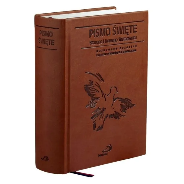Pismo Święte ST i NT brązowa BIBLA KOMENTARZ PAGINACJA ZESPÓŁ BIBLISTÓW EŚP