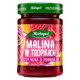 dzem-herbapol-malina-and-pomarancza-malina-w-tropikach-280-g