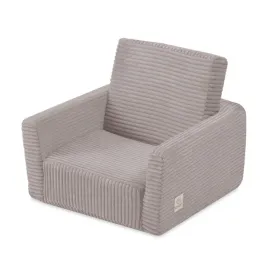fotel-lezanka-dla-dziecka-rozkladany-2w1-sztruksowy-bezowy-cubie-misioo