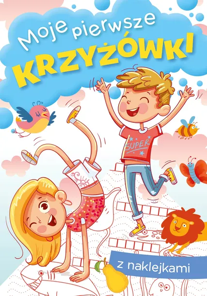KSIĄŻECZKA MOJE PIERWSZE KRZYŻÓWKI + NAKLEJKI  5+ ET