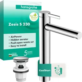 bateria-umywalkowa-hansgrohe-zesis-s-230-coolstar-74732000-chrom