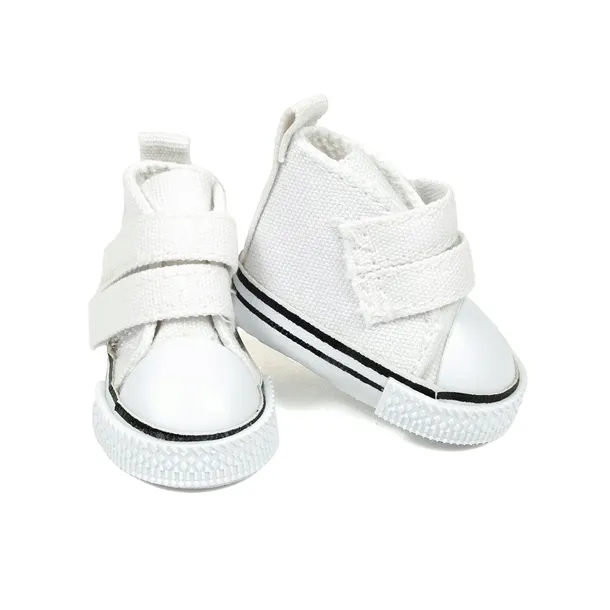 1 para buty dla lalek 5cm białe
