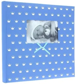 album-do-wklejania-zdjec-dla-dzieci-100-stron-niebieski-dla-chlopca