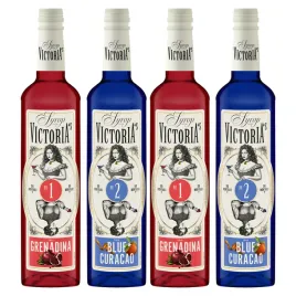 syrop-victoria-s-zestaw-syropow-do-drinkow-blue-curacao-grenadina-4x490ml