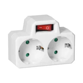 rozgaleznik-2x2p-z-schuko-z-wlacznikiem-bialy-or-ae-13187-gs