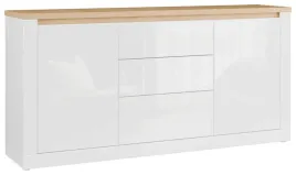 komoda-z-oswietleniem-led-duraoak-dukk232b-biala-polysk