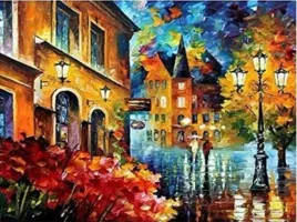 malowanie-po-numerach-para-w-miescie-40x50