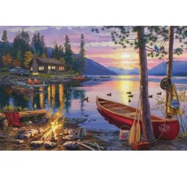 malowanie-po-numerach-ognisko-obok-lodki-50x40-cm-z-rama-kreatywne