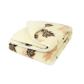 koldra-welniana-220x200-acero-kremowa-z-liscmi-w-odcieniach-brazu-i-bezu