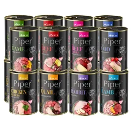 dolina-noteci-piper-premium-mokra-karma-dla-psa-puszki-mix-smakow-16x400g