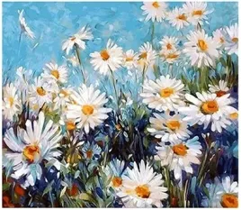 malowanie-po-numerach-stokrotki-kwiaty-niebieskie-niebo-40x50-cm-na-ramie