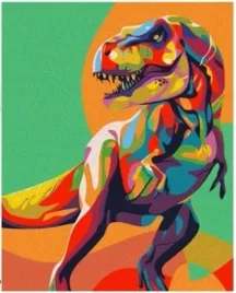 malowanie-po-numerach-kolorowy-tyranozaur-50x40-cm-z-rama-kreatywne