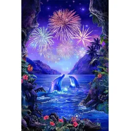 malowanie-po-numerach-delfiny-i-sztuczne-ognie-50x40-cm-rama-kreatywne