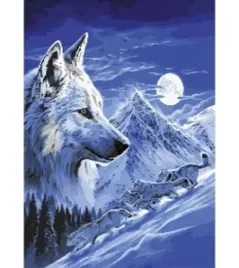 malowanie-po-numerach-wyjacy-wilk-50x40-cm-z-rama-kreatywne
