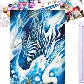 malowanie-po-numerach-zebra-bialo-granatowa-50x40-cm-na-ramie-kreatywne