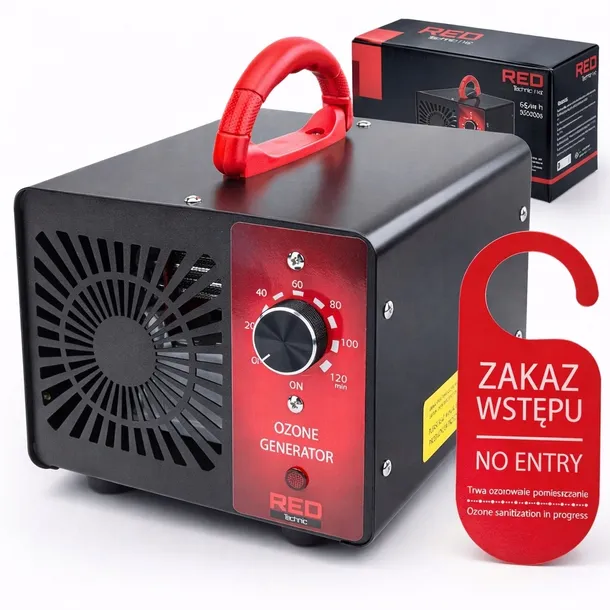 GENERATOR OZONU OCZYSZCZACZ DO POWIETRZA OZONATOR 60 000 MG/H 155W + TIMER