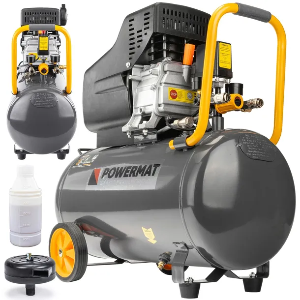 KOMPRESOR OLEJOWY 50L SPRĘŻARKA 8 BAR 206 l/min 230V