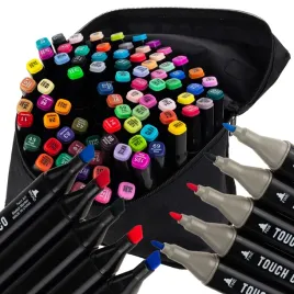 markery-alkoholowe-80szt-mazaki-pisaki-dwustronne-zakreslacze-etui-zestaw