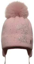 czapka-dziecieca-pompon-z-futra-lisa-kremowa-44-46
