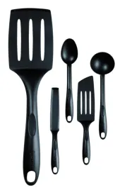 tefal-zestaw-akcesoria-przybory-kuchenne-chochla-szatula-lyzka-5-el-czarne