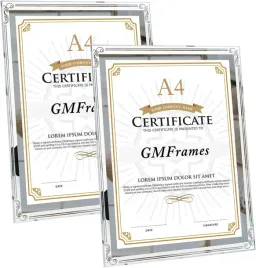 graduationmall-ramka-na-zdjecia-a4-szklana-srebrna-2-szt