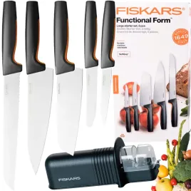 fiskars-komplet-zestaw-5-nozy-noze-kuchenne-do-chleba-pomidorow-ostrzalka