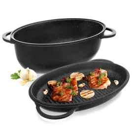 brytfanna-granitowa-brytfanka-gesiarka-patelnia-grillowa-do-pieczenia-2w1