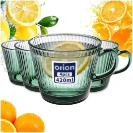 4x-szklanki-zielone-do-picia-kawy-herbaty-napojow-ryflowane-z-uchwytem