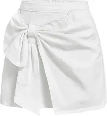 shein-ecru-spodnica-mini-z-bawelny-z-ozdobna-kokarda-40-42-1jc