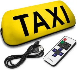 kogut-taxi-zolty-z-pilotem-lampa-led-akumulator-pilot-bezprzewodowa-magnes