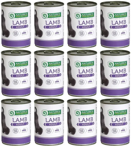 Nature's Protection Adult Lamb 400 g mokra karma Jagnięcina, pies dorosły