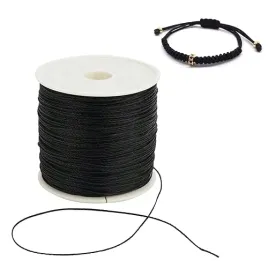 woskowana-nic-do-bransoletek-nylonowa-czarna-0-5-mm-106-m-diy-bawelniany