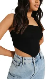 boohoo-petite-top-damski-czarny-klasyczny-32-yho