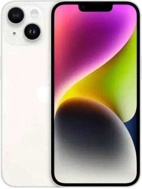 Smartfon iPhone 14 128GB Biały | IDEALNY STAN | Bateria 100%