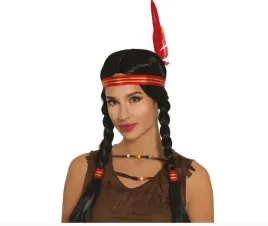 peruka-indianki-z-piorem-indianska-folk-przebrania