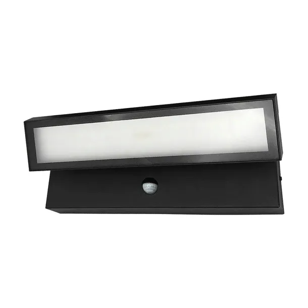 Kinkiet lampa elewacyjna zewnętrzna VELORION LED 40W 4000K IP65 PIR czarny