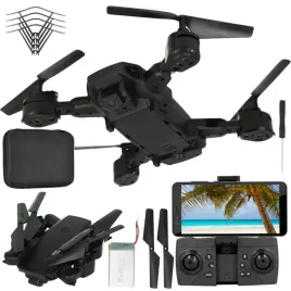 dron-d19hw-skladany-z-kamera-wi-fi-zawis-podglad-na-zywo-15min-zasieg-100m