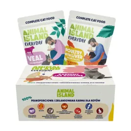 mokra-karma-dla-kota-animal-island-everyday-mix-ciekecina-drob-80x85-g