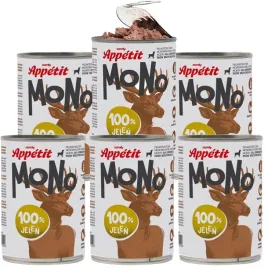 comfy-appetit-mono-jelen-karma-mokra-dla-psa-puszka-zestaw-6-sztuk-400g