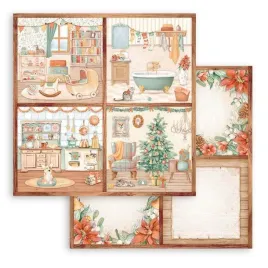 papier-30x30-stamperia-all-around-christmas