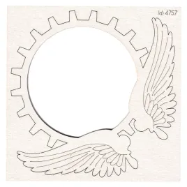 tekturka-scrapki-steampunk-trybik-ze-skrzydlami