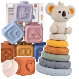 klocki-gumowe-sensoryczne-miekkie-kreatywne-wieza-montessori-piramida-13szt