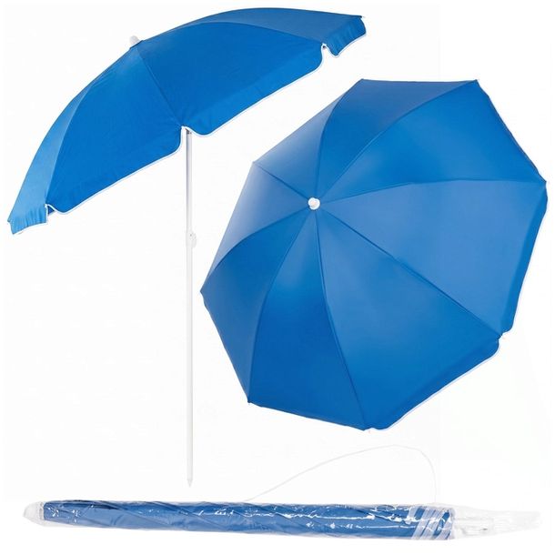 Parasol plażowy niebieski 240 cm