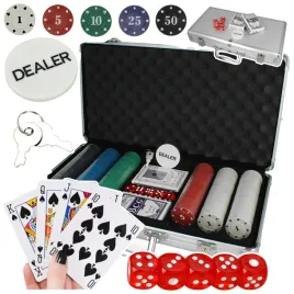 duzy-zestaw-do-pokera-texas-300-zetonow-karty-2-talie-5kosci-mocna-walizka