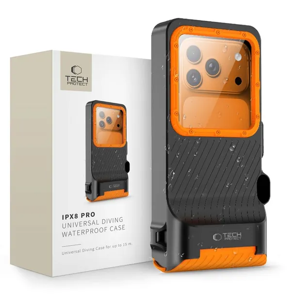 tech-protect-ipx8-pro-universal-diving-waterproof-case-black-orange
