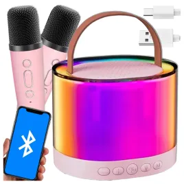glosnik-bluetooth-bezprzewodowy-led-zestaw-karaoke-2x-mikrofon-mp3-usb-sd