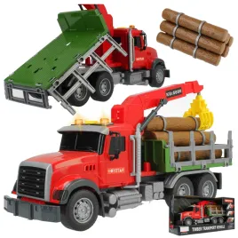 duza-ciezarowka-auto-wywrotka-dzwig-transport-bale-drewna-dzwiek-i-swiatla
