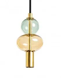 lampa-wiszaca-zawiesie-na-zarowke-1xe14-zlota-ze-szklanymi-kulkami